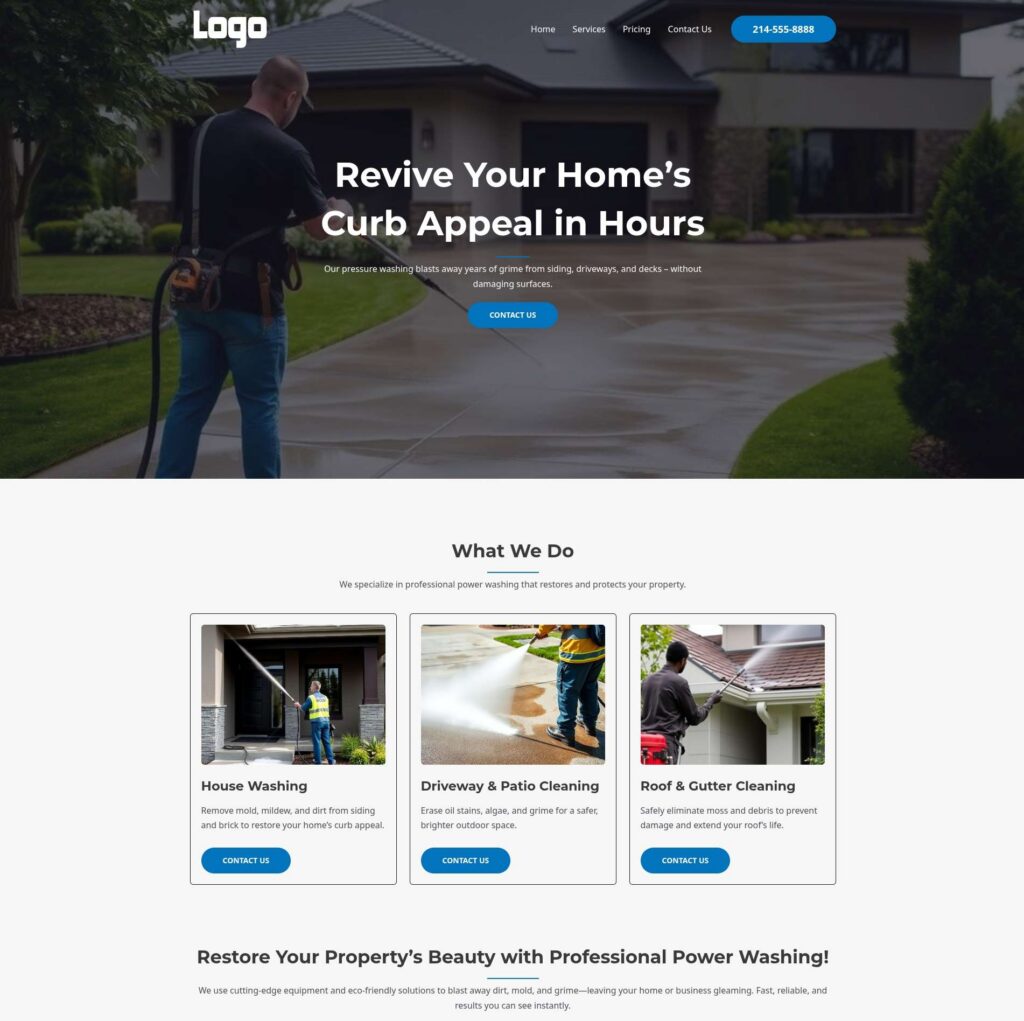 Home - Phoenix - Sapphire - Power Washing Service