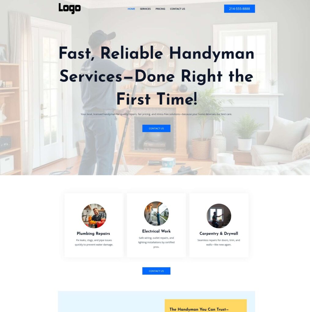 Home - Savannah - Sapphire - Handyman Service